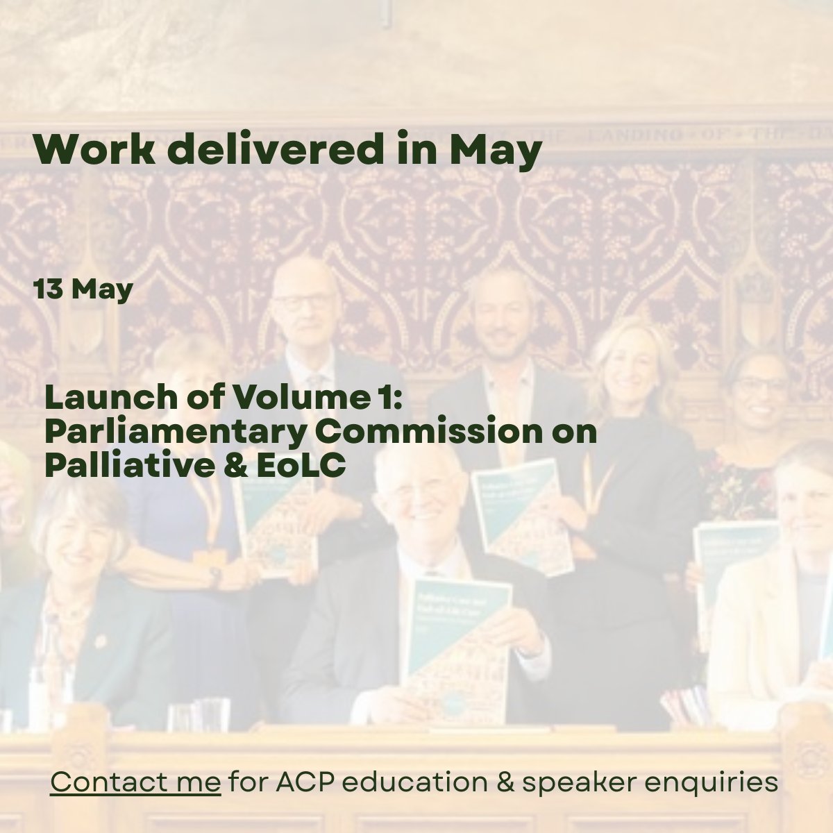 Clare Fuller RGN MSc (@clarefuller17) on Twitter photo 🚨May highlight 4/11
🗓️May has been incredibly busy & varied
4⃣From 27 31 May, I’ll be sharing posts summarising the key presentations & events
#AdvanceCarePlanning
<a href="/pallcarecom/">Commission on Palliative and End-of-Life Care</a> 🚨May highlight 4/11
🗓️May has been incredibly busy & varied
4⃣From 27 31 May, I’ll be sharing posts summarising the key presentations & events
#AdvanceCarePlanning
<a href="/pallcarecom/">Commission on Palliative and End-of-Life Care</a>