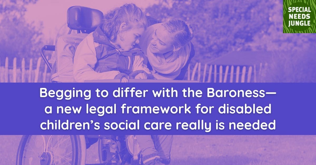 Special Needs Jungle (@spcialndsjungle) on Twitter photo NEW POST: Is a new legal framework for disabled children’s social care necessary? An eminent Baroness says no. But institutionalised parent-blaming shows it really is, say Professor Luke Clements and Ana Laura Aiello of <a href="/Law_Leeds/">Law at Leeds</a> specialneedsjungle.com/baroness-new-l… NEW POST: Is a new legal framework for disabled children’s social care necessary? An eminent Baroness says no. But institutionalised parent-blaming shows it really is, say Professor Luke Clements and Ana Laura Aiello of <a href="/Law_Leeds/">Law at Leeds</a> specialneedsjungle.com/baroness-new-l…