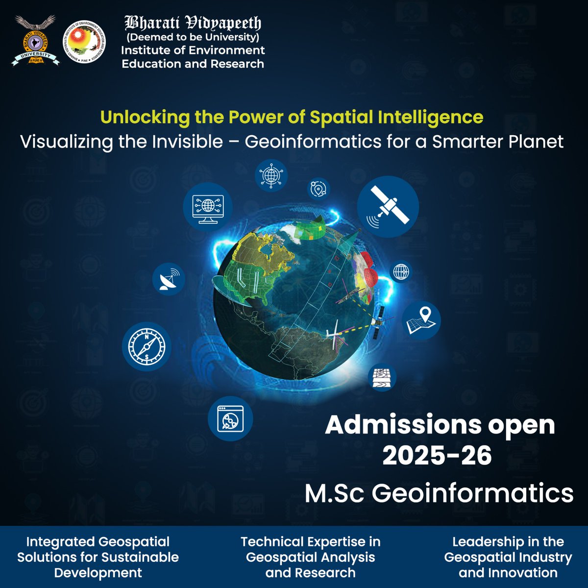 Shape the Future with MSc Geoinformatics at BVIEER!
Unlocking the Power of Spatial Intelligence!

Your geospatial journey starts here 

Learn more: bvuniversity.edu.in/pg-programmes/…

 Applications open now!

#MScGeoinformatics #NextGenTechies #FutureDataScientist