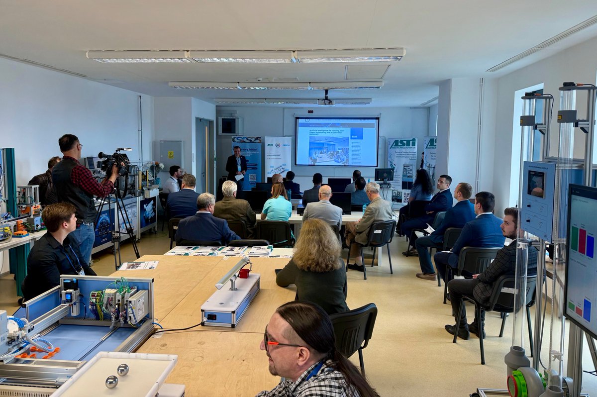 We celebrated our longstanding partnership with the Precis Research Institute Bucharest at University POLITEHNICA of Bucharest through the opening of the #ai for #sensing, Low-Power #Networking and ICS #cybersecurity (AISENSE) - Asti Automation laboratory.