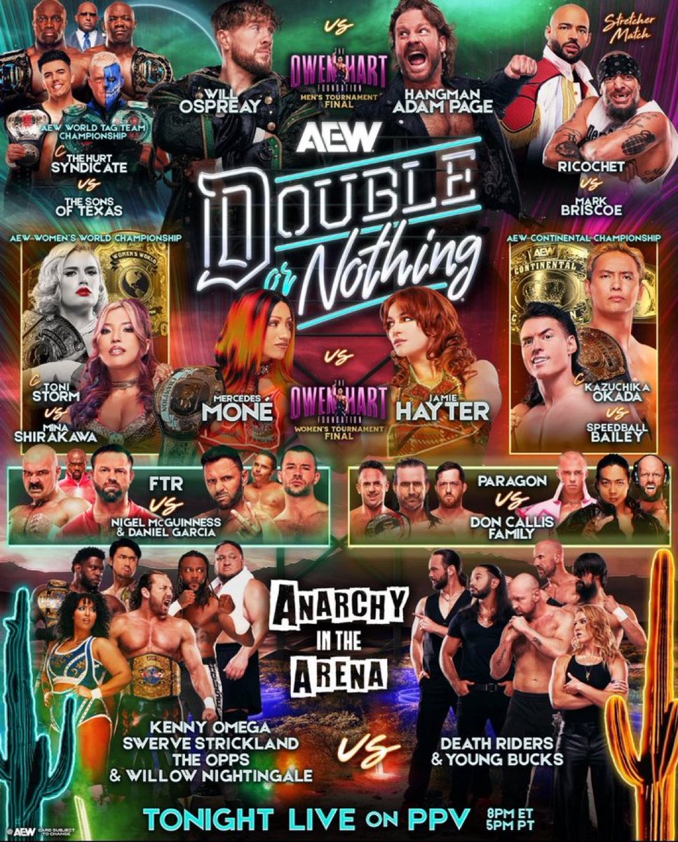 A_L_W_podcast's tweet image. I have seen many complaints about how #AEWDoN had too many matches. 

The PPV had 9 matches and ran 4 hours long. 

AEW is living up to its name 
All
Elite
Wrestling. 

AEW puts on great wrestling matches and has more wrestling and less talking. 

That is one thing I love about…