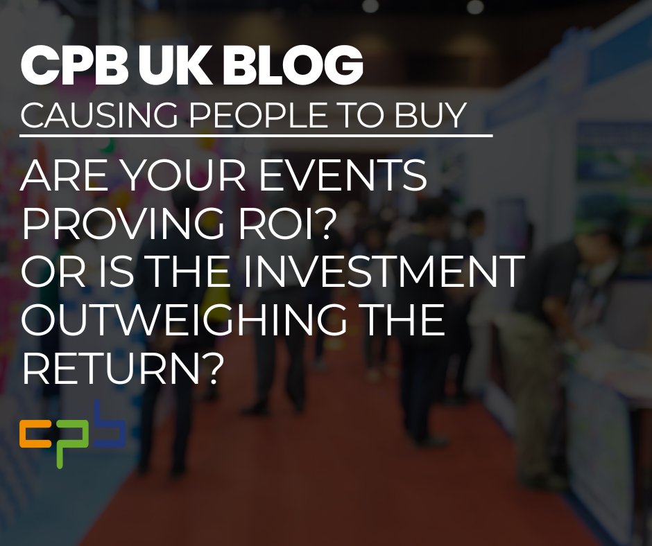 B2B brands spend 20–30% of marketing budget on events. But only 23% can confidently measure ROI.

We can do better.
✔️ Define success early
✔️ Connect touchpoints to pipeline
✔️ Use the data don’t ignore it
Make every event count.
cpbuk.co.uk/post/are-your-…
#EventMarketing #LeadGen