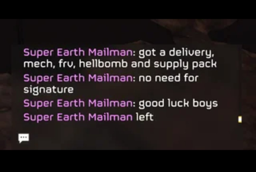 #Helldivers2 | #Helldivers

Super Earth Mailman