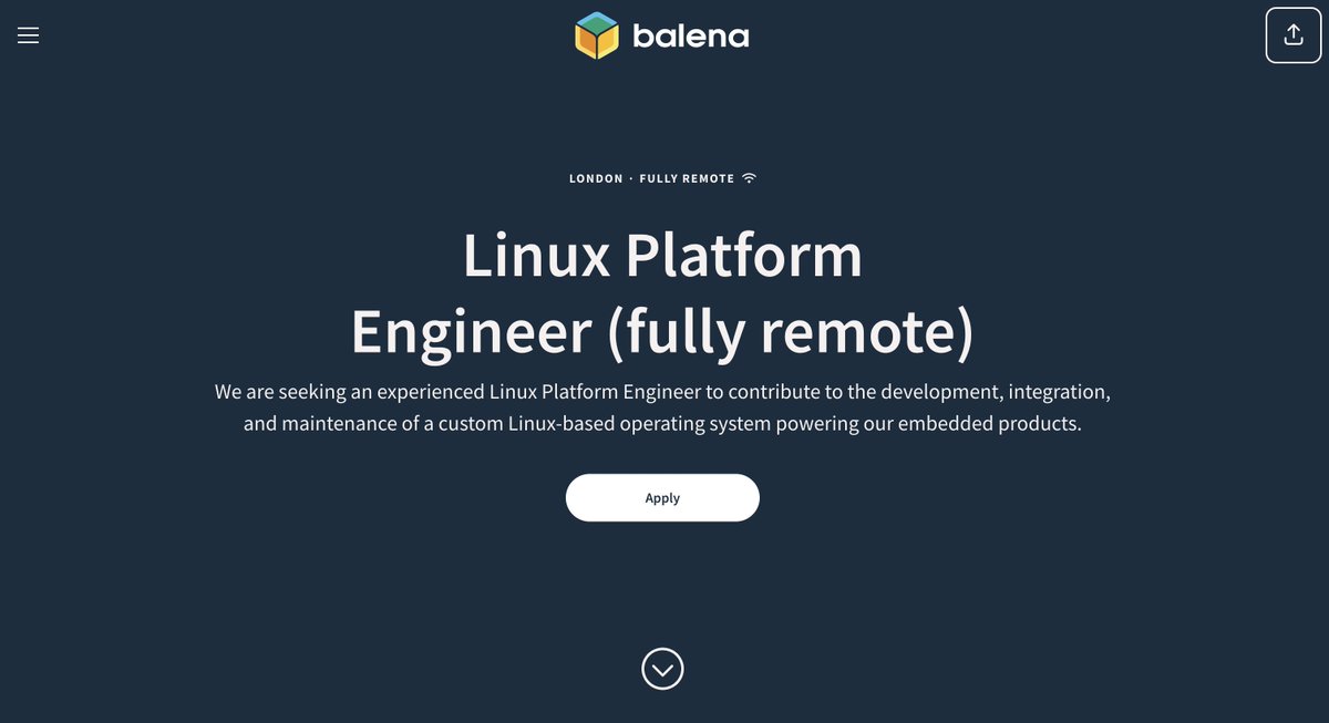 My team at balena is hiring!