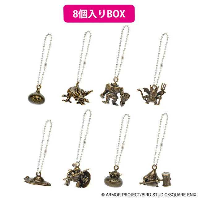 『ドラクエ』"ロトのしるし"などの重要アイテムがメタルグッズ化!スライム含む人気モンスターが勢揃いのチャームも『ドラクエ』新商品が予約受付中!メタルフィギュアなどがラインナップしています。 