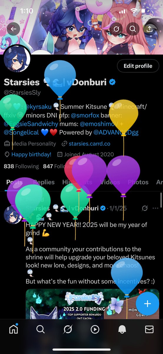 Starsies 🎐🌊| vDonburi tweet media