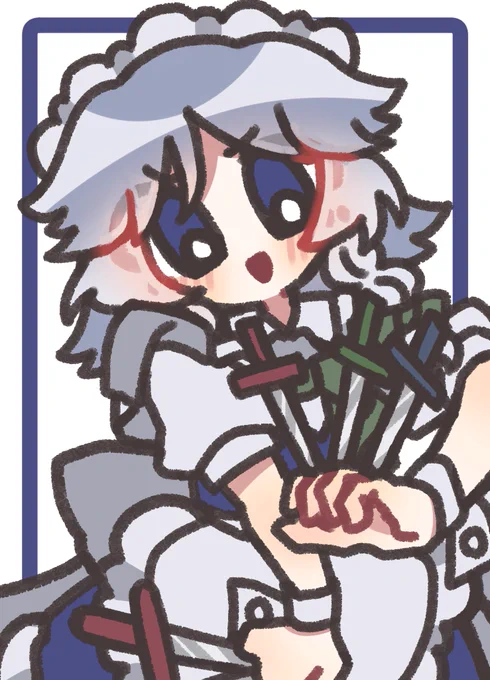 さくーやさん!#東方project #十六夜咲夜 
