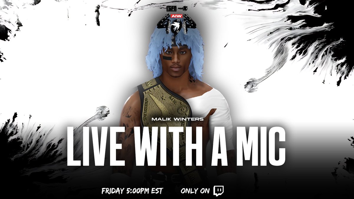 ICHIPRO_2K's tweet photo. LIVE FROM CINCINNATI,OHIO
ALEXIA ALBRIGHT (@AlexiaAlbright) FACES A GLW TALENT IN MUJAR ARANA FOR THE EVO TITLE๐
STATESMAN CHAMPION MALIK (@2SkiOfficial_) WILL BE LIVE ๐๏ธ
LADDER MATCH QUALIFER STARTS ๐ช
AND MORE!
#WatchAIW https://t.co/VbVBhA36Is
