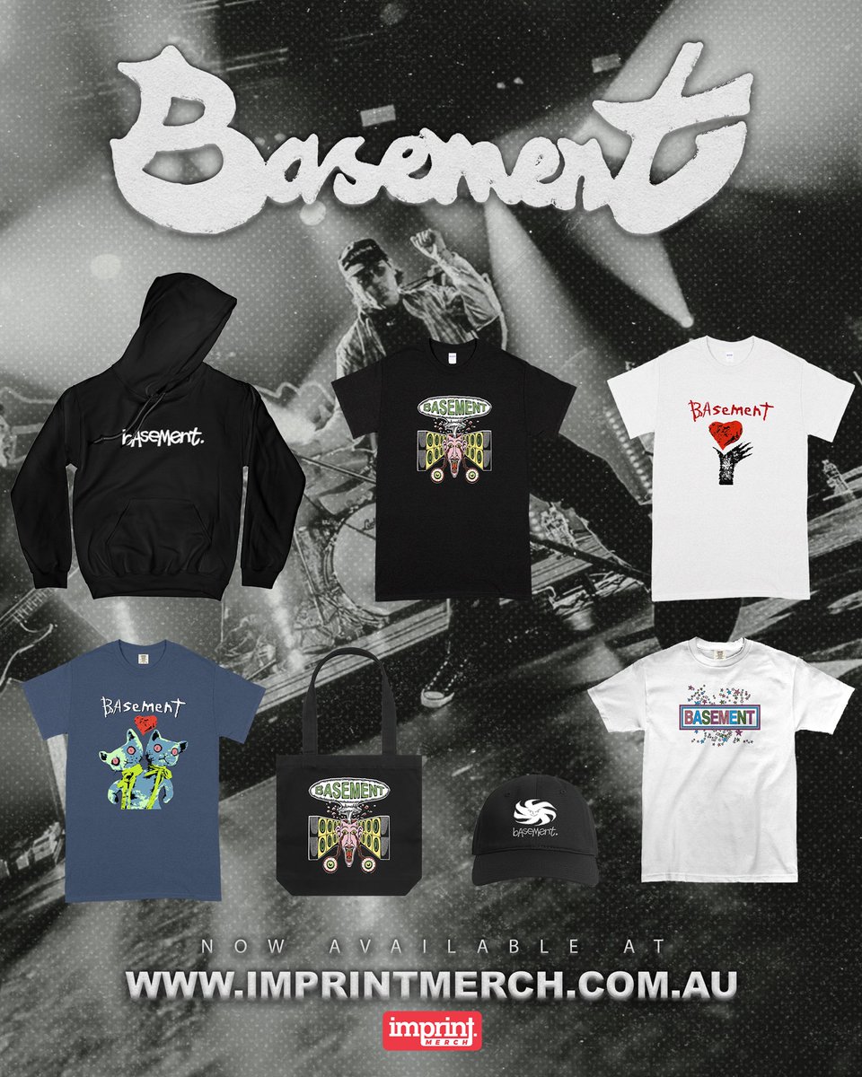 imprintmerch's tweet image. Australian merch store for @basementuk live on Imprint Merch.
Now is your chance to pick something up if you missed them on their recent tour. All items in stock and shipping worldwide now.
imprintmerch.com.au/collections/ba…