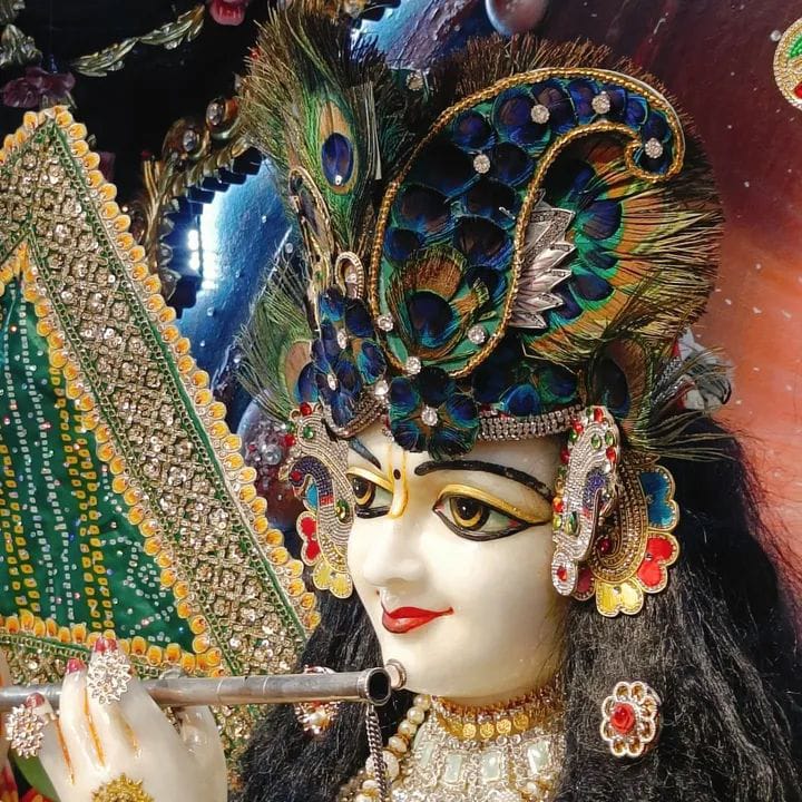 Merabharatms's tweet photo. 28/05/2025 आज ठा. श्री प्रियाकान्त जू भगवान के अलौकिक श्रृंगार दर्शन प्रियाकान्त जू मंदिर वृंदावन (मथुरा ) #प्रियाकांत_जु_मन्दिर_वृन्दावन
#निंबार्क #संप्रदाय
#DnThakurJi #vssct #vsscm #VssctOnline #thakurji #priyakant_ju #vrindavan #Darshan
#PriyakantJuMandirVrindavan https://t.co/nC0mix1lbh