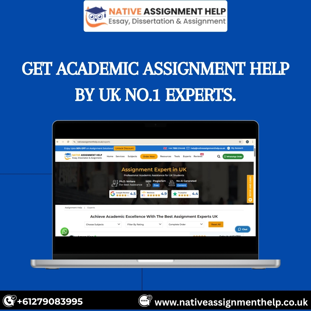 Assignm84427219's tweet image. Need academic support? Trust the UK’s No.1 experts at Native Assignment Help! Get custom-written, high-quality assignments delivered on time. Boost your grades with professional help designed to meet university standards.🎯
.
#AcademicExperts #Expertwriter #guaranteedresults