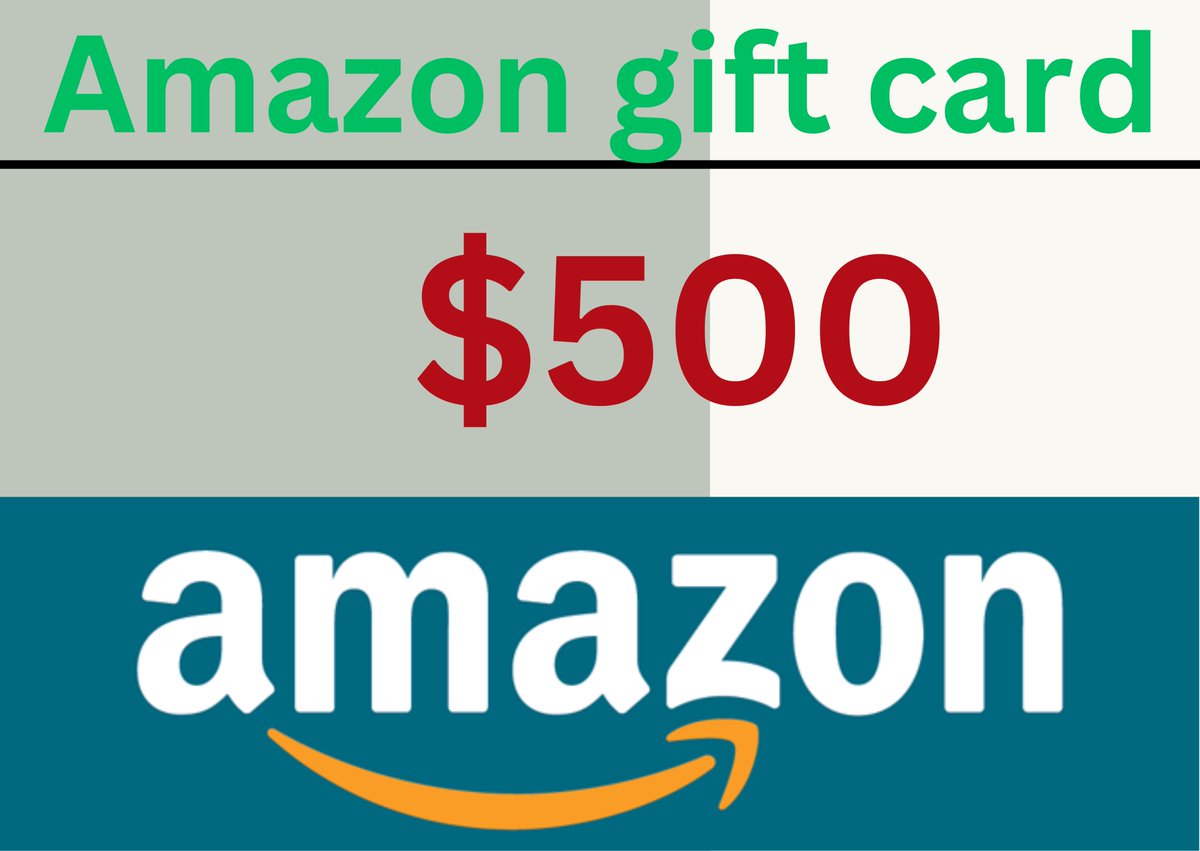 followgift89's tweet image. 🎁 GIVEAWAY ALERT! 🎁
Win a $500 #Amazon Gift Card!

👉To enter: tinyurl.com/mtxn3mpy
💴Follow us 
💵Like + Retweet this post
💶Tag 2 friends 
#AmazonDeals #OnlineContest #LuckyWinner
#GiftCardGiveaway #GiveawayTime #XGiveaway
#SocialGiveawa #AmazonFreebie #GiftCardContest