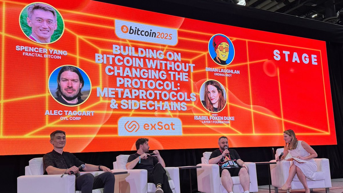 What a panel!  👏

Great to see our very own <a href="/bruffstar/">Bruffstar</a> on stage at <a href="/TheBitcoinConf/">The Bitcoin Conference</a> Vegas 2025.