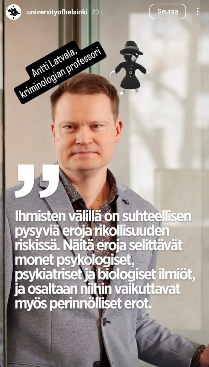 Tätä luvassa tänään!
#Krimo