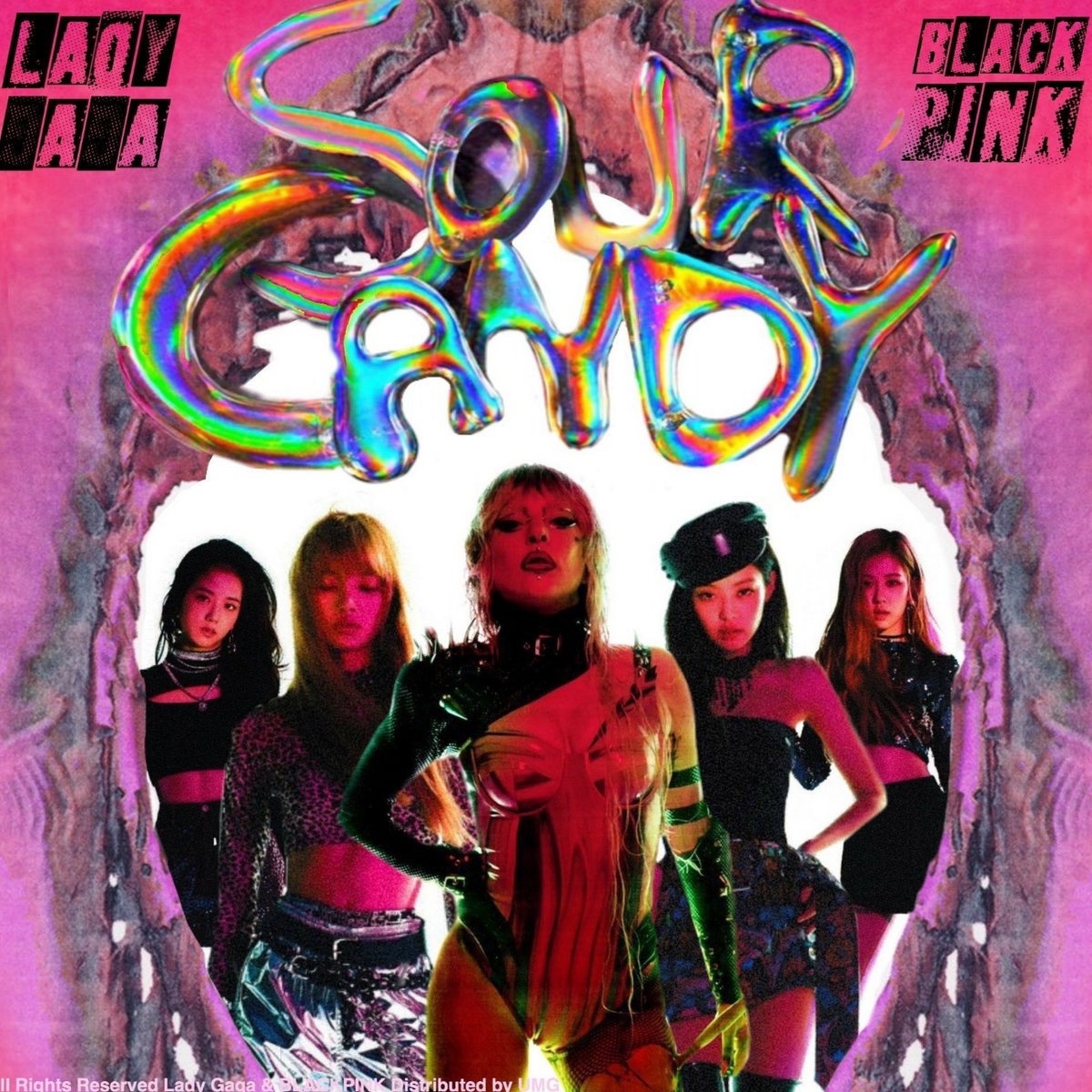 TheePopCore's tweet image. Five years ago today, Lady Gaga and BLACKPINK released their iconic collaboration, “Sour Candy.”