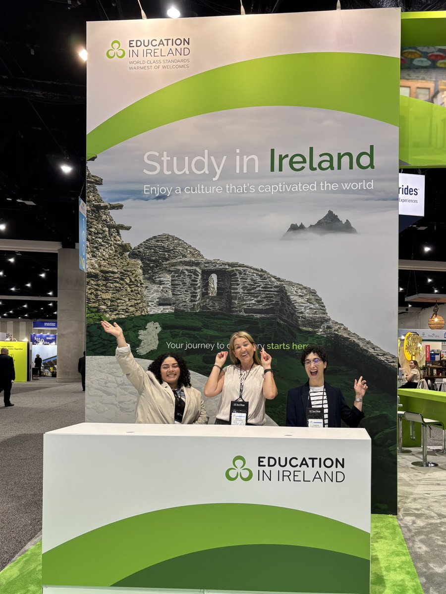 Brenda Meira (@meirabrenda_) on Twitter photo NAFSA Day 1 🌍 What a great start to the week! Colette, Catarina and I kicked off <a href="/NAFSA/">NAFSA</a> with <a href="/EduIreland/">Education in Ireland</a> North America - bringing energy, enthusiasm, and plenty of conversations. <a href="/DCU/">Dublin City University</a> <a href="/DCU_Global/">DCU Global</a> #NAFSA2025 #WeAreDCU NAFSA Day 1 🌍 What a great start to the week! Colette, Catarina and I kicked off <a href="/NAFSA/">NAFSA</a> with <a href="/EduIreland/">Education in Ireland</a> North America - bringing energy, enthusiasm, and plenty of conversations. <a href="/DCU/">Dublin City University</a> <a href="/DCU_Global/">DCU Global</a> #NAFSA2025 #WeAreDCU