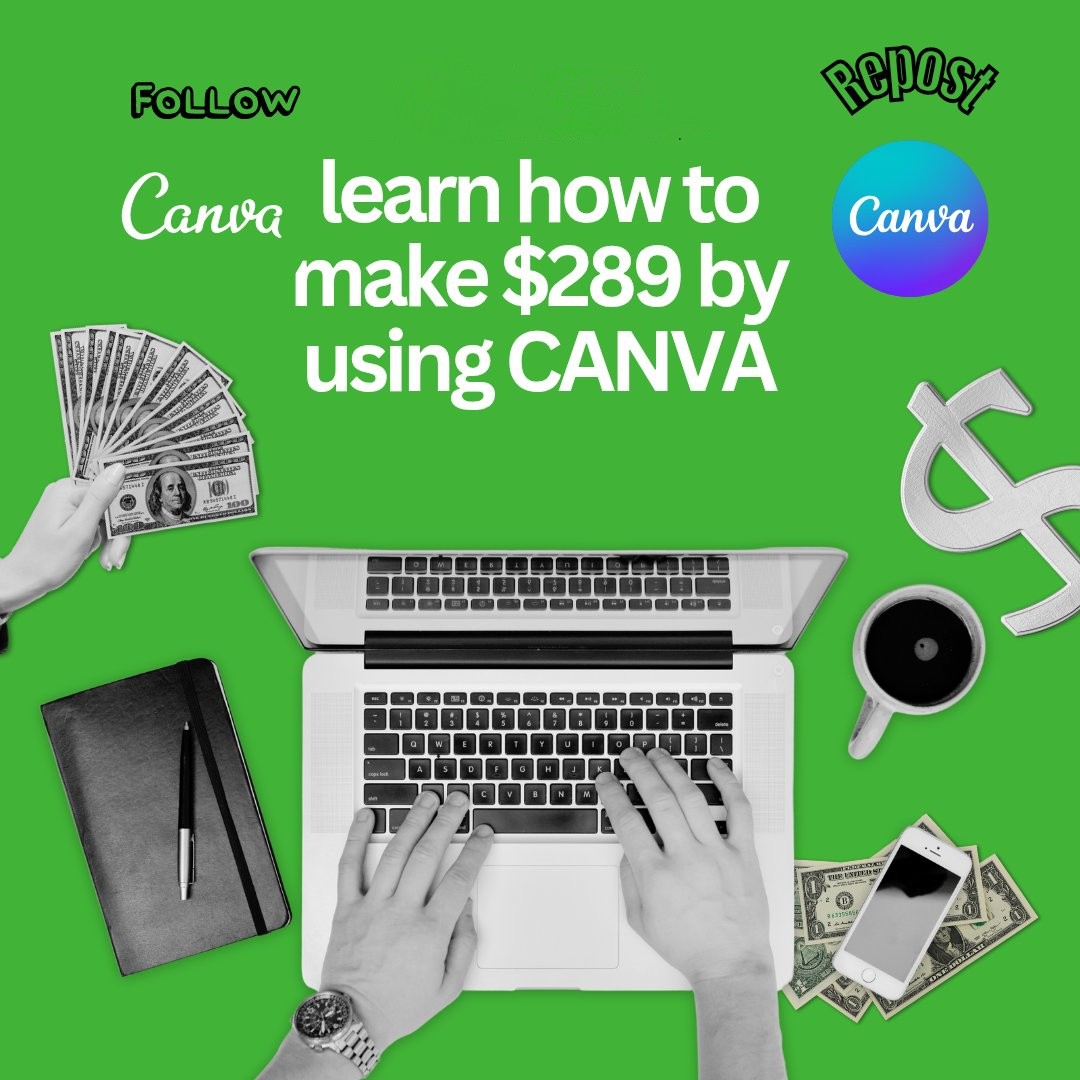 Jawad_Rahman_'s tweet image. CANVA is now money printer!

Learn how to make $289 every day with Canva.

Usually, I&apos;d charge $49 for this guide, but today I&apos;m offering it for free.

To Get this DM: 👇

1. Like
2.Comment  &apos;Canva&apos;
3.Retweet

Free For 24 hours ONLY