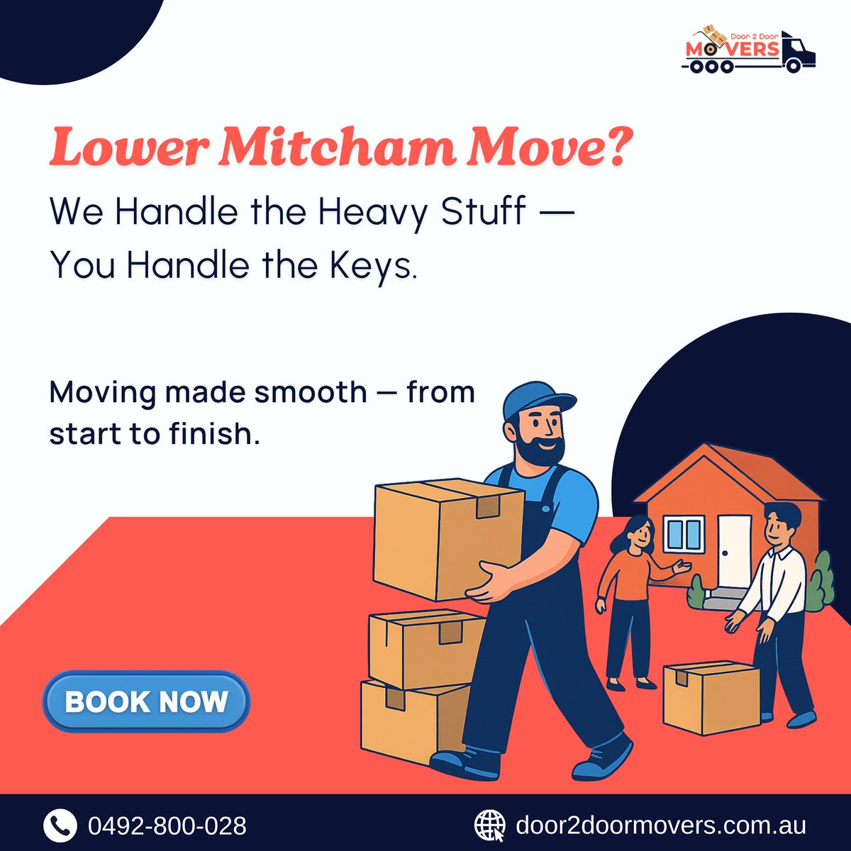 d2dremovalists's tweet photo. Moving in Lower Mitcham? Let Us Carry the Load!+

At #Door2DoorMovers, we handle the heavy lifting so you can focus on settling into your new space.

🌐 Book online: https://t.co/GGju5dDTht

#lowermitcham #door2doormovers #FurnitureRemovalists #moversadelaide #LocalMovingExperts https://t.co/iXAscCasDE