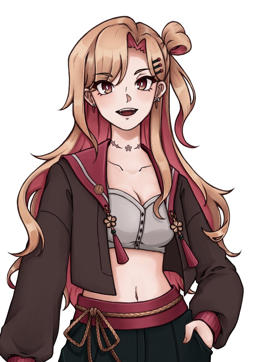 Back on the art Grind~ and a whole new look!
Kamil v5

#ArtistOnTwitter #Vtuber