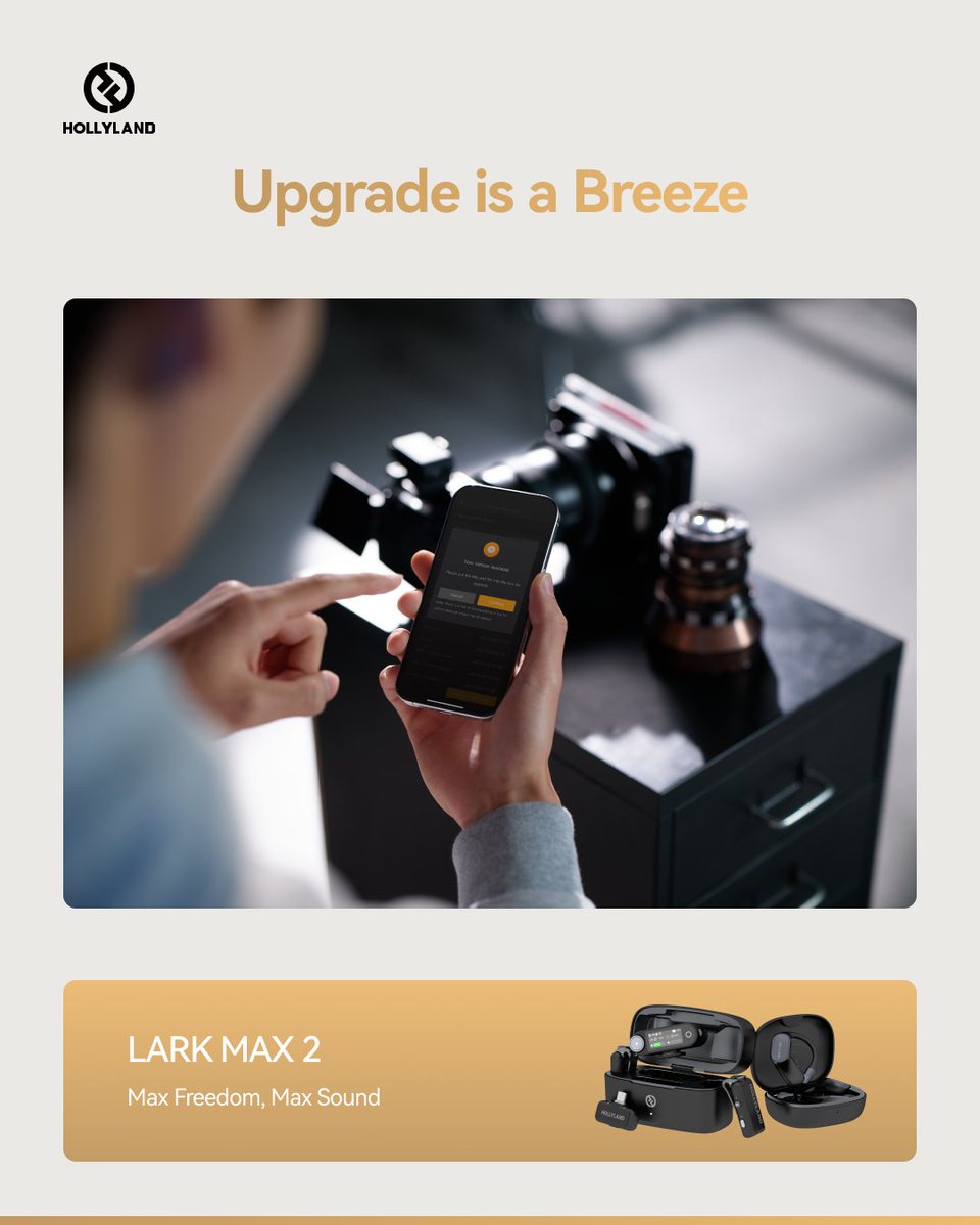 🎧 All-in-One Pro Audio, Reimagined 2
✨ Max Freedom. Max Sound.
👉 LINK HERE: hollyland.info/4mywbVO
#LARKMAX2 #MaxFreedomMaxSound #WirelessMic #BatteryBeast #ContentCreator #FilmmakingTools #Hollyland #ProAudio #NewProductRelease #contentcreator #videography #photography