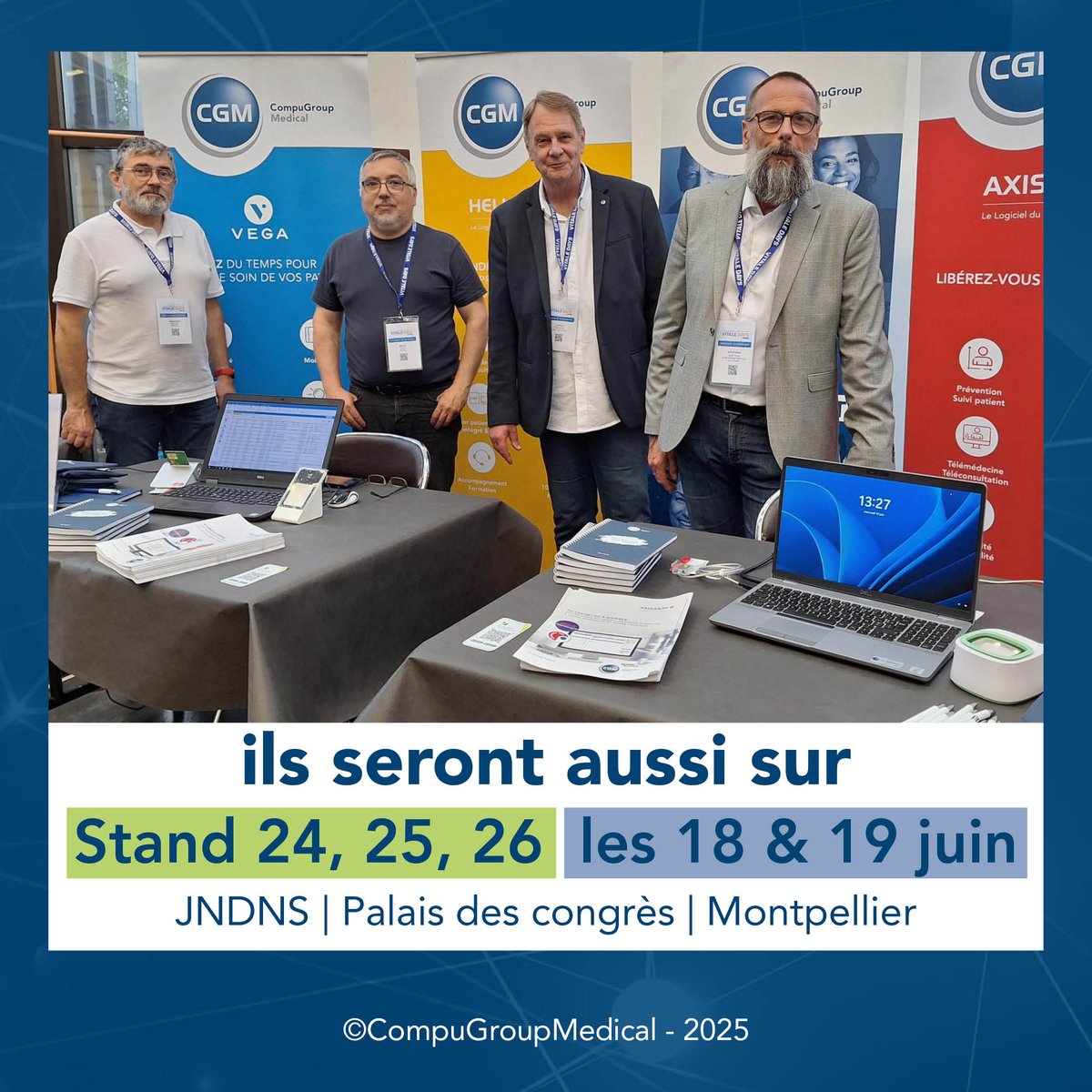 En juin, c'est à #LaRochelle et à #Montpellier que nos experts présenteront nos innovations ☀️

Ce qui vous attend ? Infansoft, SCOR, appli carte VITALE, Tiers payant intégral, ordonnance numérique et les solutions mobilité dans nos solutions historiques 👩‍⚕️💼