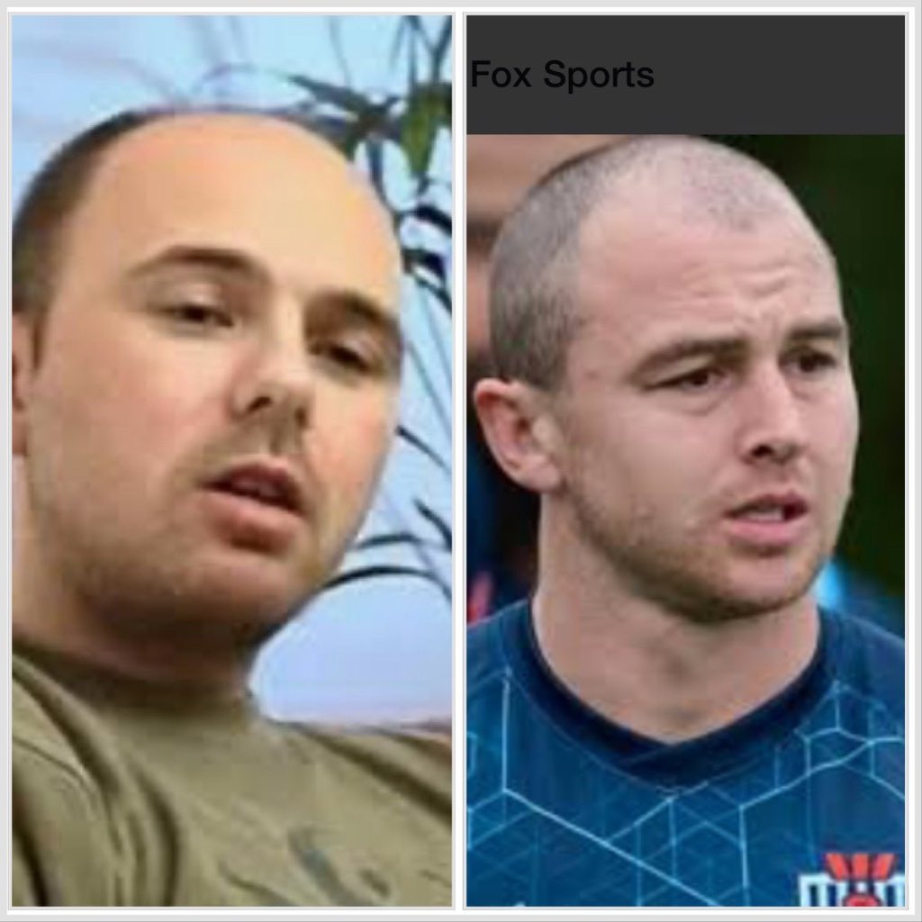 Karl Pilkington having a great game for the Blues.
#Origin