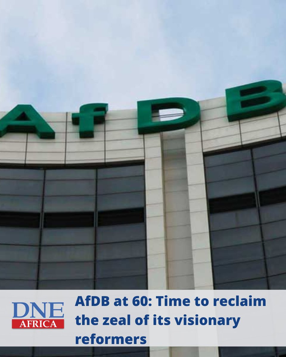 African Development Bank Group at 60! 🌍 A powerful call to "reclaim the zeal of its visionary reformers."

Read more: shorturl.at/GIq80

By Obi Ezekwesili (fmr Minister/World Bank VP), Kalidou Gadio (DLA Piper/fmr AfDB Counsel) &amp; Agnes Kalibata (fmr AGRA President).