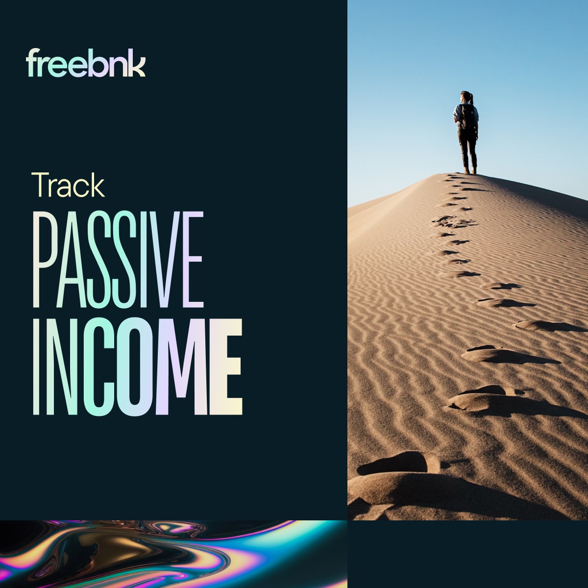 free_bnk's tweet image. Some people track steps.
We track passive income.

How much did your assets earn for you this month? Whether it’s staking, rental income, or tokenized dividends—celebrate your wins.

Because in the FreeBnk world, every dollar that works for you is a step closer to financial