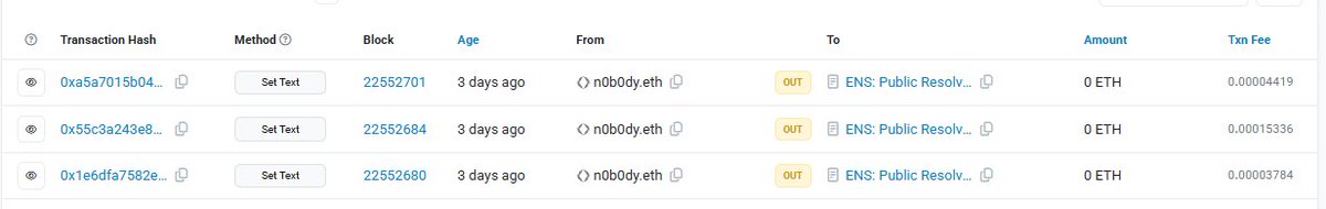 The x account of <a href="/nobody_vault/">n0b0dy.eth</a> is fake and isn't the person we know. Please unfollow him and dont click any links he shares.

The real nobody updated his ENS settings before 3 days with the following message:

"I don't have any social networks now! <a href="/nobody_vault/">n0b0dy.eth</a> on X is a fake!