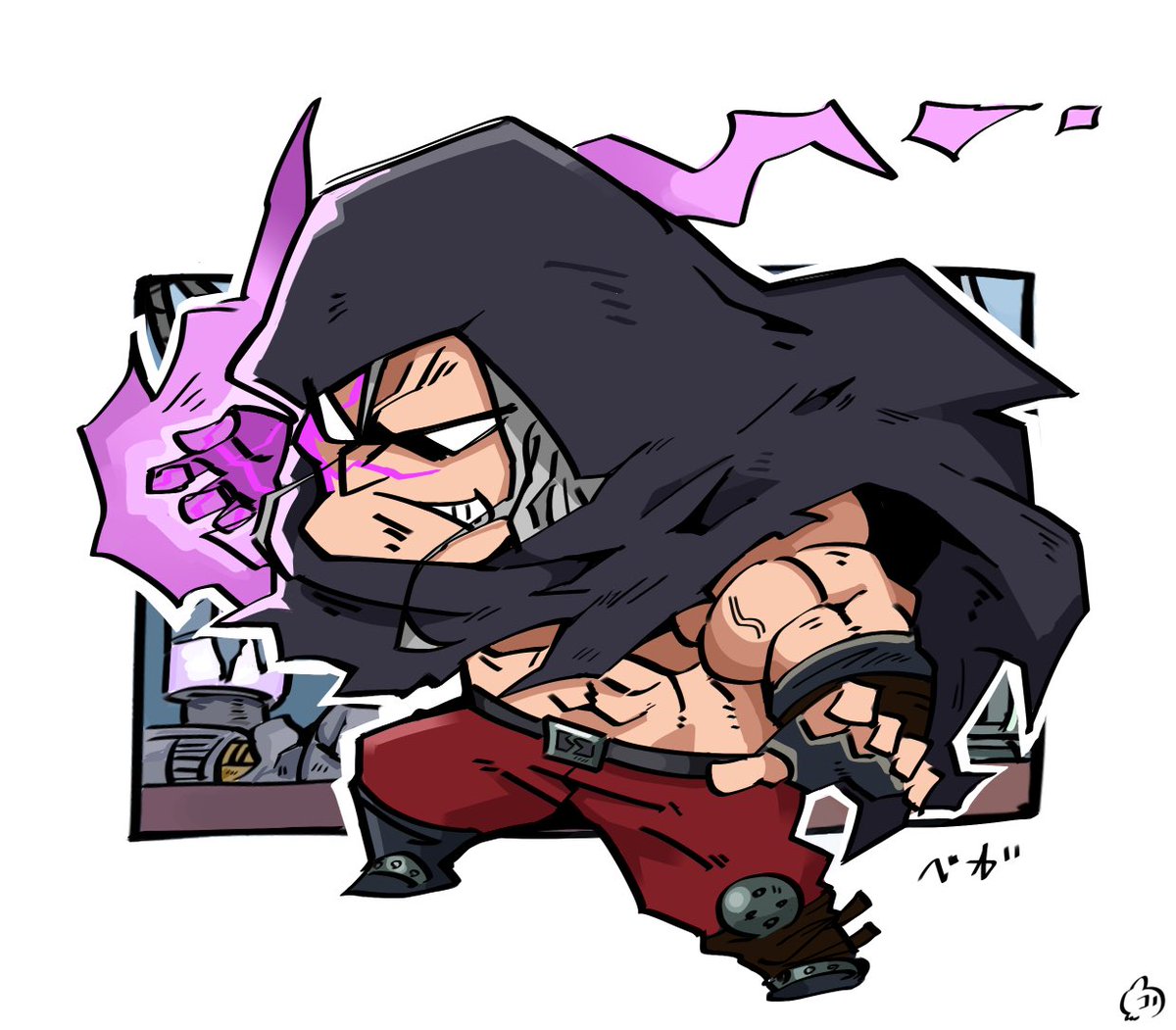ペン変えてベガ描いてみました
 #StreetFighter6 #SF6 #スト6