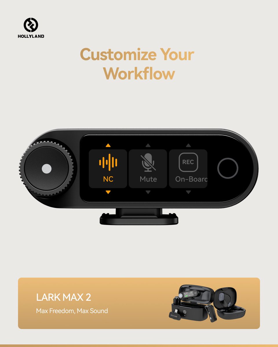 🎧 All-in-One Pro Audio, Reimagined 1
✨ Max Freedom. Max Sound.
👉 LINK HERE: hollyland.info/4mywbVO
#LARKMAX2 #MaxFreedomMaxSound #WirelessMic #BatteryBeast #ContentCreator #FilmmakingTools #Hollyland #ProAudio #NewProductRelease #contentcreator #videography #photography