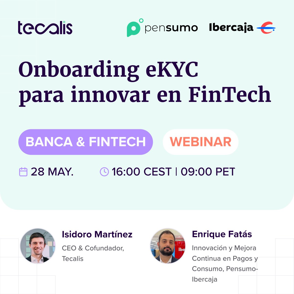 ¡Es hoy! A las 16:00 estaremos desgranando los retos de la #BancaDigital y cómo los líderes los están afrontando💡

Inscríbete ahora a nuestro webinar gratuito para analizar estos desafíos.

Link de acceso👇
hubs.la/Q03lsq3m0