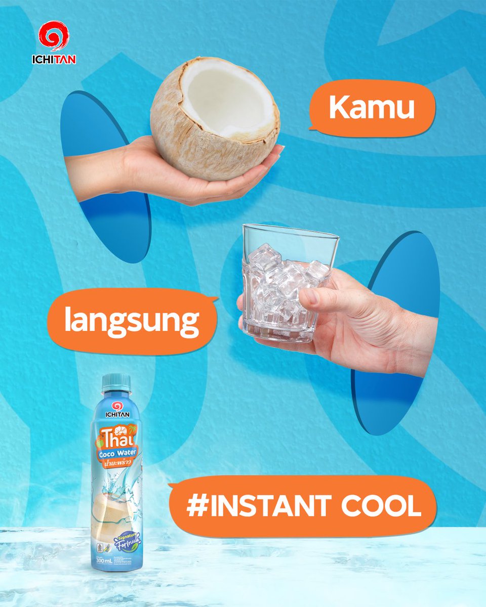 Ichitanindo's tweet photo. Gak pake lama 😬
Kalo kamu butuh yang bisa langsung nyegerin ya Sahabat Ichitan pasti udah tau dong jawabannya 😅 Apalagi kalo bukan Ichitan Thai Coco Water yang bisa bikin #INSTANTCOOL 🥶🥶🥶
#IchitanSahEnaknya
#IchitanIndo #Ichitan https://t.co/khTEgUvZDH