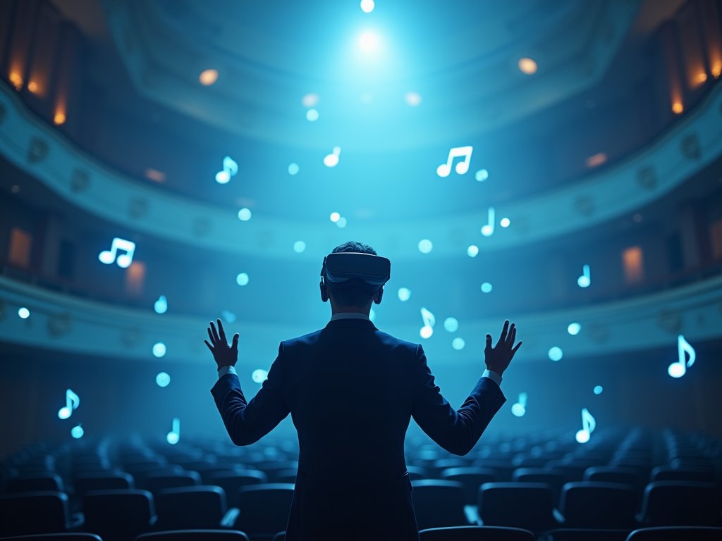 virtuabarcelona's tweet photo. "Imagina escuchar a Mozart mientras te sumerges en una orquesta sinfónica en 360 grados. La realidad virtual está redefiniendo cómo experimentamos la música clásica. Descubre más en https://t.co/LaGqR12u6U" https://t.co/w13rO3LfaZ