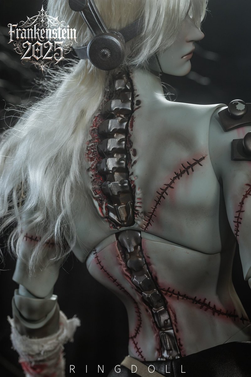 ShanSybll's tweet photo. Frankenstein2025.
时隔 12 年重新创作，希望可以赋予他新的生命。#ringdoll #bjd #frankenstein https://t.co/mfMTGwDCY9
