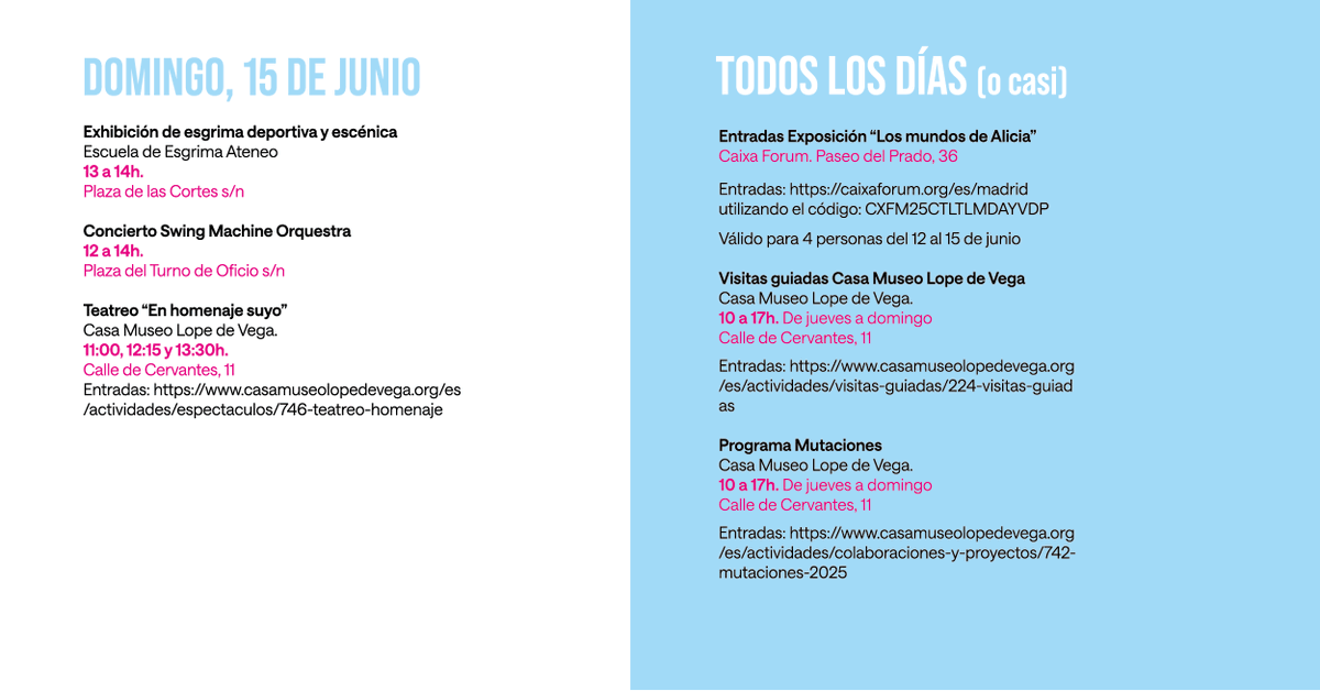 Barriolasletras's tweet photo. artesanales, exhibiciones de esgrima, exposiciones, talleres, microteatro, concursos, rutas con historia, conciertos, actividades infantiles y familiares,… Todo ello durante 4 días
Albergará una edición especial del Mercado de las Ranas, el sábado 14 de junio en la Calle Huertas https://t.co/IwEih1Abc7