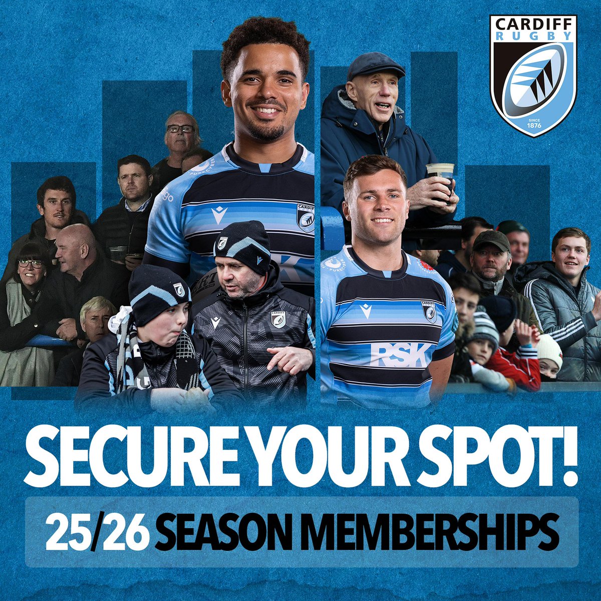 Join the crowd and secure your spot for our 2025/26 campaign with Season Membership❗️

Save up to £25 by buying before the Early Bird window closes on Monday. 🐦

🔗 eticketing.co.uk/cardiffrugby/E…

#YmlaenCaerdydd