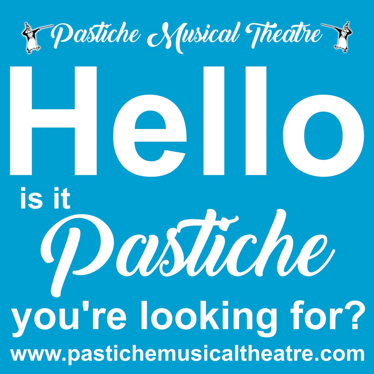 🎭✨ CALLING ALL MUSICAL THEATRE LOVERS! ✨🎭

Looking to join a fun, friendly and local musical theatre group? Then Pastiche could be the perfect fit for you! 

#JoinUs #MusicalMayhem #PasticheMusicalTheatre #AmDramLife #LocalTheatre #MusicalTheatre #OpenToAll #StageLife