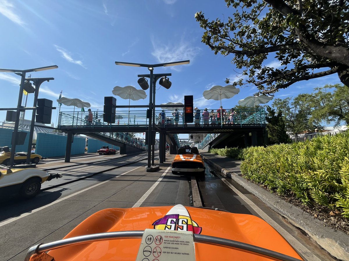 GWIZSports's tweet image. Yesterday, our reporter got behind the wheel, to test out a (not so) high speed race car at #Disney #DisneyWorld