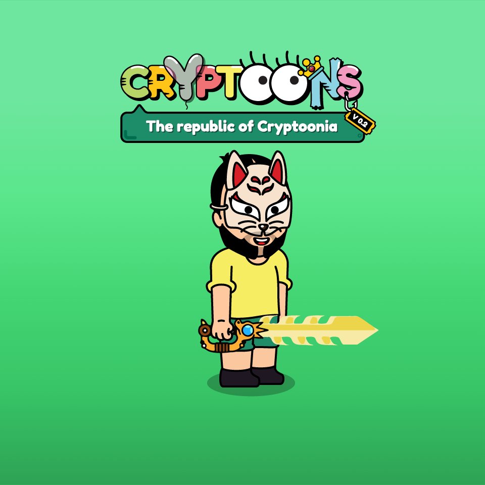 StudiosClancy's tweet photo. 🖼️ **Cryptoon NFT Spotlight** 🖼️
Mint this #NFT now for #FREE from #Cryptoon Kombat - https://t.co/l04Ro80GUY
**Pupil**: Normal
**Goggle**: None
#cryptoonsNFT #NFTGame https://t.co/8s3haNC3Ks