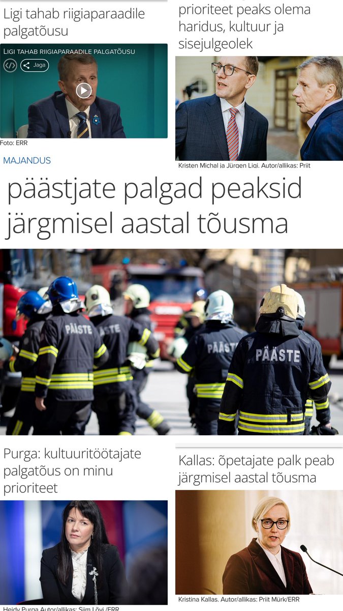 Jälle algab kõik, algab uuesti. Taas pettus, palgatõusude lubadused, inimestele nende oma raha eest kosja minek <a href="/reformikad/">Eesti Reformierakond</a> poolt. Olukorras, kus inimesed vaesuvad, reaalne palk väheneb, kus vaja on kokkuhoidu, räägivad <a href="/KristenMichalPM/">Kristen Michal</a> ministrid jälle palgatõusudest.