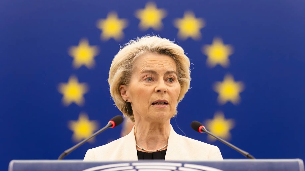 EU-Kommissionspräsidentin <a href="/vonderleyen/">Ursula von der Leyen</a> erhält @Karlspreis in Aachen für Green-Deal-Gesetze, die sie jetzt rückgängig macht.

Um dem Preis gerecht zu werden, muss von der Leyen ihren Kurs ändern und das EU Lieferkettengesetz u.a. Gesetze beibehalten.

hrw.org/de/news/2025/0…