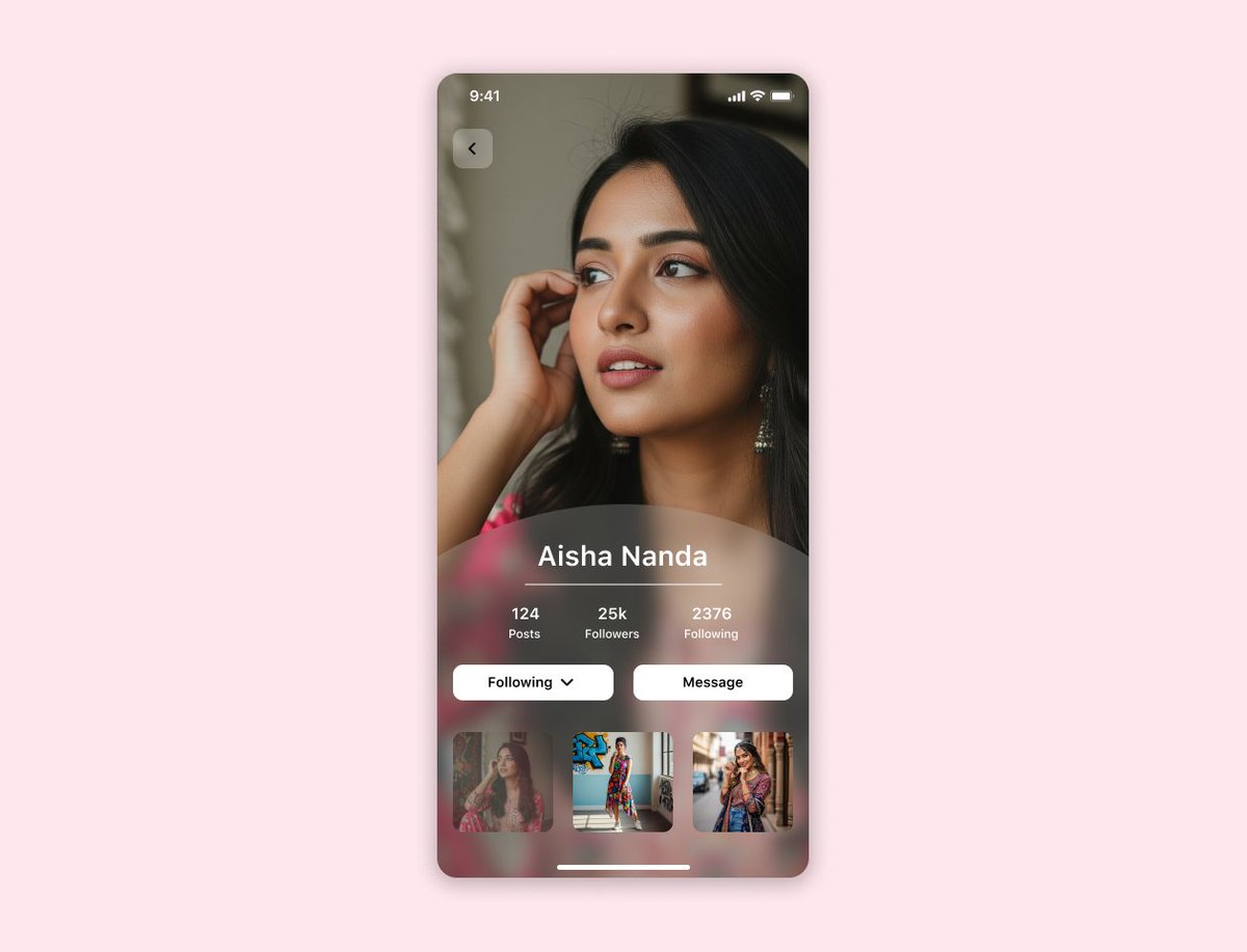 _rahuldagar_'s tweet photo. User Profile UI for #DailyUI Day 6/100! 🚀
Designed a fresh user profile layout. What are your thoughts? 👇
Hit that like ❤️ if you dig it & follow my journey through 100 days of UI design!
Thanks for the support! 🙏 #UIUX #DesignChallenge #UserProfile https://t.co/9u1wnEAqlD