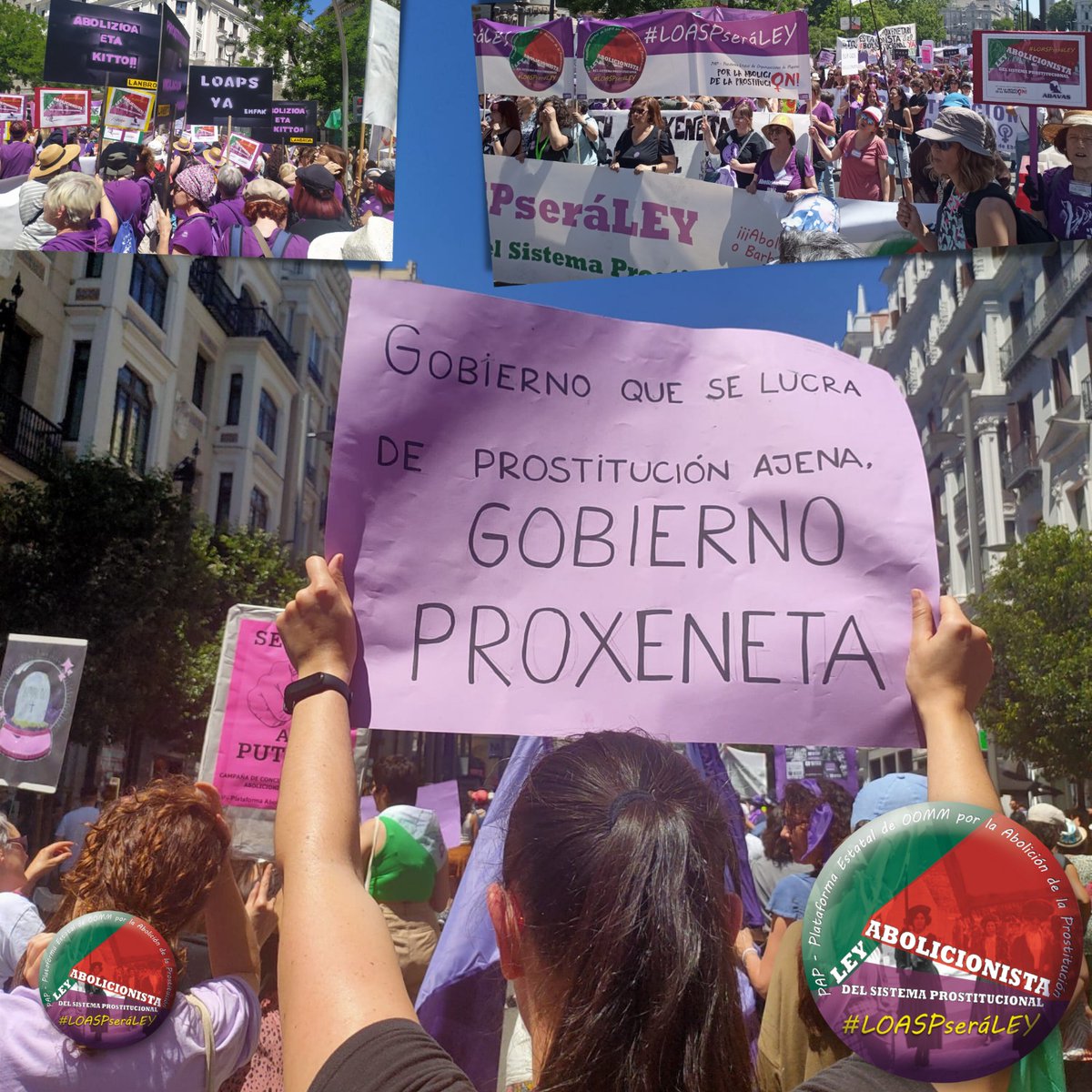 PAP-Plat. OOMM por la Abolición de la Prostitución tweet media