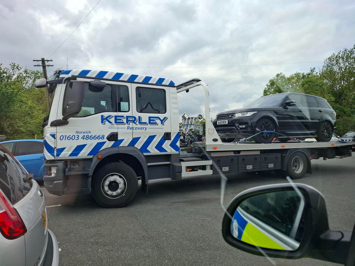 NSRAPT's tweet image. It was a busy Saturday for the team with excessive speed for this motorcyclist on A11 at Wymondham. Over 100mph - rider reported 🚫
A stolen vehicle was also recovered! You never know what you'll find on the roads 🚓
