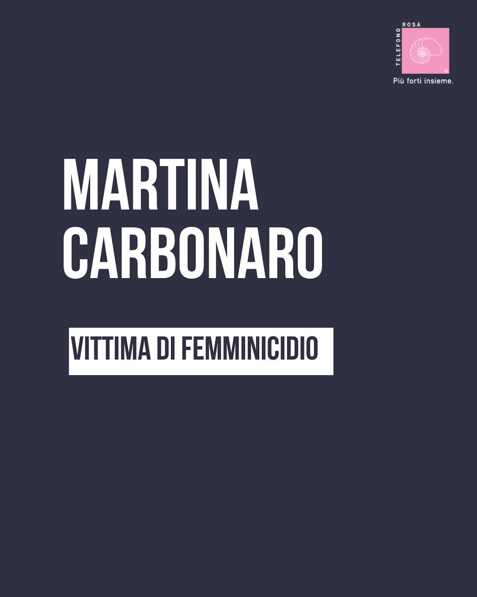 Martina aveva solo 14 anni e una vita davanti.
Ci stringiamo al dolore della sua famiglia.