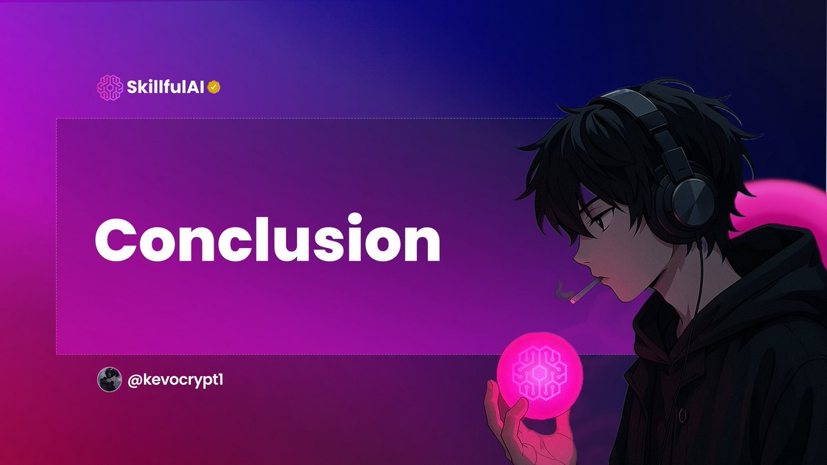 kevocrypt1's tweet photo. @SkillfulAI @SkillfulAI enables no-code creation, ownership, and monetization of AI agents as NFTs.
With 300+ agents live, users can earn $10–$100/day via $SKAI royalties, joining the Web3 AI revolution.
#SkillfulAI #Web3 #AI https://t.co/mtZXQIlacE