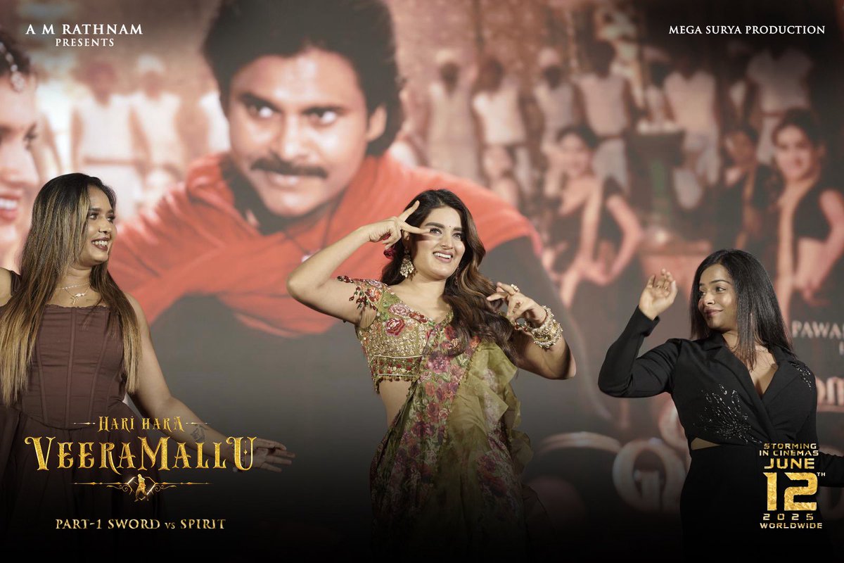 Mega Surya Production (@megasuryaprod) on Twitter photo Here are some candid Moments from #HariHaraVeeraMallu grand press meet & #TaaraTaara song launch event in CHENNAI 🔥 ⚔️🦅
— bit.ly/TaaraTaara
#HHVM in cinemas worldwide from JUNE12th, 2025. 💥
#HHVMonJune12th #DharmaBattle #VeeraMallu
Powerstar <a href="/PawanKalyan/">Pawan Kalyan</a> Here are some candid Moments from #HariHaraVeeraMallu grand press meet & #TaaraTaara song launch event in CHENNAI 🔥 ⚔️🦅
— bit.ly/TaaraTaara
#HHVM in cinemas worldwide from JUNE12th, 2025. 💥
#HHVMonJune12th #DharmaBattle #VeeraMallu
Powerstar <a href="/PawanKalyan/">Pawan Kalyan</a>