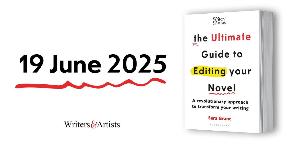 Writers & Artists (@writers_artists) on Twitter photo How do you transform your rough draft into a publishable one?
Expert author, editor, mentor and lecturer <a href="/AuthorSaraGrant/">Sara Grant</a> provides the answer through a systematic approach to editing.
Pre-order your copy of The Ultimate Guide to Editing Your Novel: bit.ly/43qJ5O2 How do you transform your rough draft into a publishable one?
Expert author, editor, mentor and lecturer <a href="/AuthorSaraGrant/">Sara Grant</a> provides the answer through a systematic approach to editing.
Pre-order your copy of The Ultimate Guide to Editing Your Novel: bit.ly/43qJ5O2