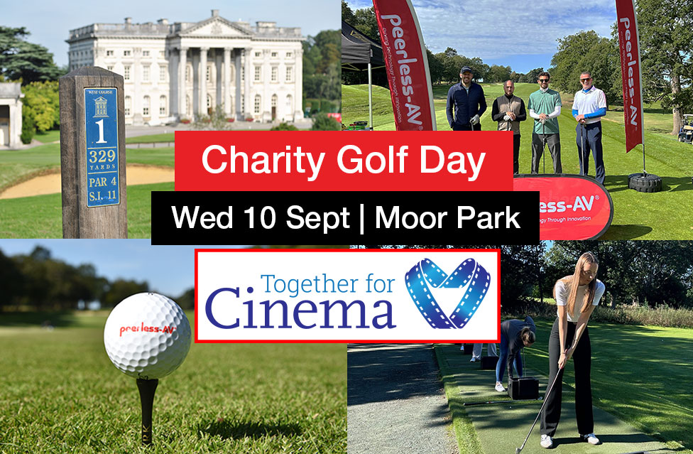 Peerless-AV EMEA (@peerlessaveu) on Twitter photo We’re delighted to announce <a href="/Together4Cinema/">Together For Cinema CIC</a> as our beneficiary cause for our Sept Golf Day! ⛳ Their incredible work bringing the magic of cinema to children’s hospices is inspiring & we’re proud to support such a meaningful cause. For more info visit lnkd.in/dRi5E7HS We’re delighted to announce <a href="/Together4Cinema/">Together For Cinema CIC</a> as our beneficiary cause for our Sept Golf Day! ⛳ Their incredible work bringing the magic of cinema to children’s hospices is inspiring & we’re proud to support such a meaningful cause. For more info visit lnkd.in/dRi5E7HS
